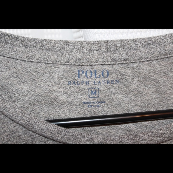 Gray Polo Ralph Lauren Long Sleeve T-shirt - Picture 2 of 3